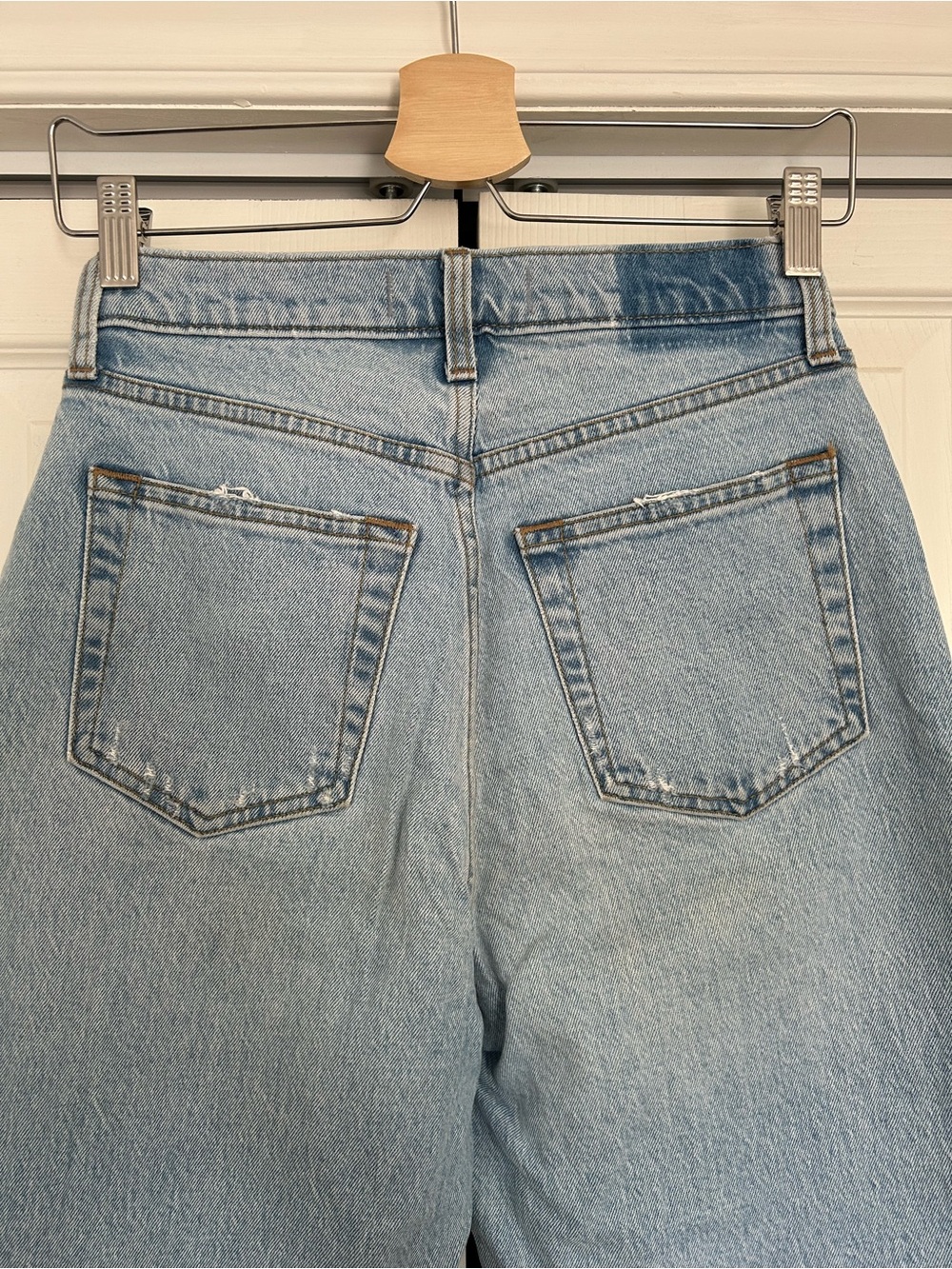 Abercrombie & Fitch The Dad High Rise Crossover Waist Jeans W25 - Picture 5 of 7